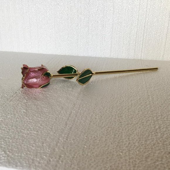 Eternal Love Rose Dipped in 24k Gold Foil V14 - Picture 6 of 9